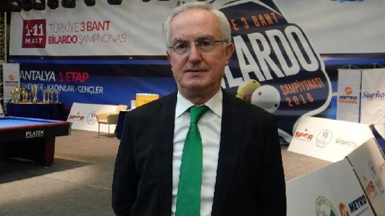 Bilardo Federasyonu Başkan Vekili Cumabey Germi  "Bilardo'nun değerleri yükseliyor"