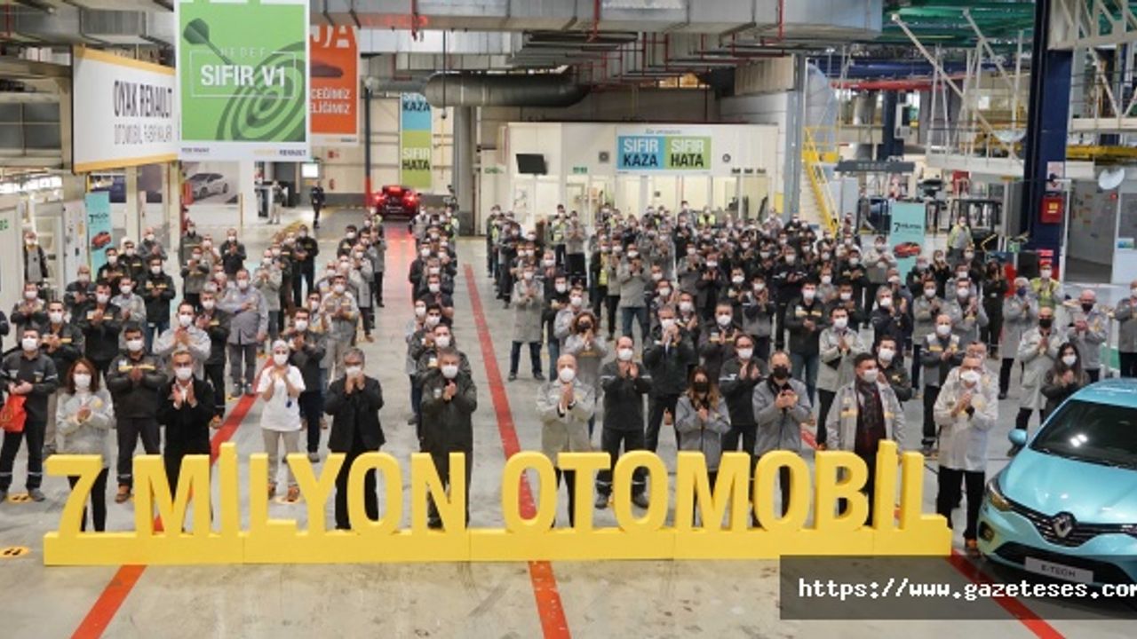 Oyak Renault 7 milyonuncu aracını ve motorunu üretti