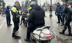 Düzce'de motosiklet denetimi