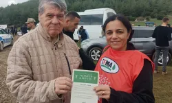 Erdoğan Demir'e TEMA'dan teşekkür belgesi