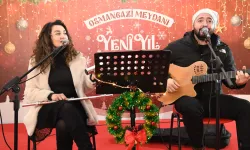 Bursa Osmangazi'de Yeni Yıl Festivali'nde akustik rüzgarı