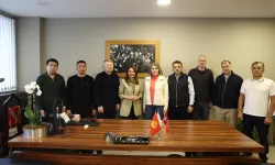 Kırgız heyet Antalya'da çevreci tesisi ziyaret etti