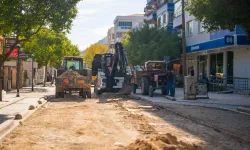 Muğla Milas'ta doğalgaz sonrası yol onarımı