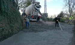 Ordu Çamaş'ta yeni yol çalışmasıyla ulaşım rahatlayacak