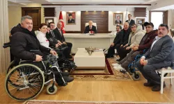 Erzurum'da Engelliler Meclisi'nden Başkan Sekmen'e ziyaret