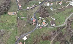 Sakarya'da mahallesi sakinlerinden asfalt teşekkürü