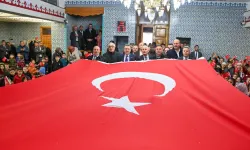 Trabzon'da Başkan Genç ve çocuklar şehit Eren Bülbül'ü unutmadı