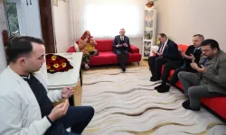 Başkan Büyükakın'dan şehit ailesine bayram ziyareti