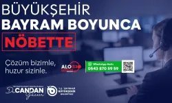 Büyükşehir bayram boyunca görev başında