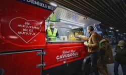 Denizli Büyükşehir'den otogarda sahur ikramı