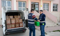 İzmir'de okullara hijyen desteği sürüyor