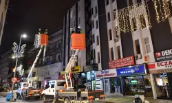 Kayseri sokaklarına LED'li düzenleme