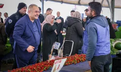 Ankara Keçiören'de Başkan Özarslan'dan pazaryeri ziyareti