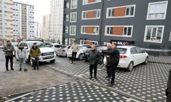 Kayseri Talas'ta hafta sonunda otopark mesaisi