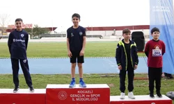 Kocaeli Çayırova'ya atletizmde 2 madalya geldi