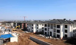 Kocaeli'de Kartepe Kent Konut Evleri'nde kaba inşaat tamamlandı