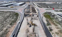 Konya'da TÜMOSAN Kavşağı'nda çalışmalar sürüyor