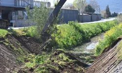 Manisa Akhisar'da dere temizliği