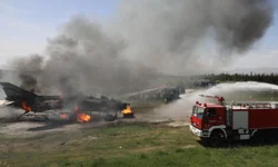 MSB'den Malatya'da 'uçak yangını' tatbikatı