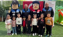 Osmaniye'de miniklere 'Poli' ile güvenlik eğitimi