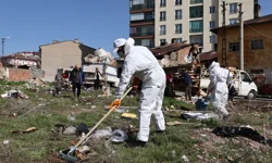 Sivas'ta izinsiz atık alanlarına müdahale