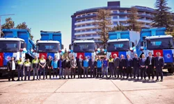 Trabzon'da Büyükşehir Belediyesi araç filosunu güçlendiriyor