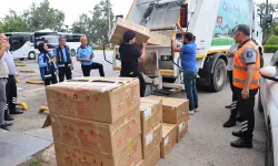 Antalya otogarında 1 ton yoğurt imha edildi