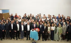 Bursa Yenişehir'de bayramlaşmada Başkan Özel'e doğum günü sürprizi