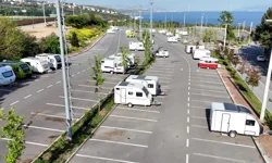 Darıca'da karavan denetimi... Kaydı olmayan karavanlar çekilecek