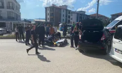Düzce'de motosiklet ile otomobil çarpıştı: 1 yaralı