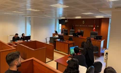 Trabzon'da hukuk öğrencilerine yargı simülasyonu