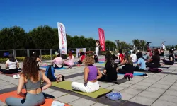 İstanbul Maltepe'de yoga için buluştular