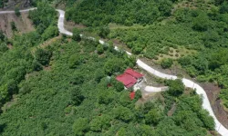 Ordu ile Tokat'ı bağlayan yolda beton çalışması