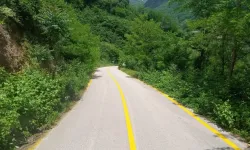 Ordu'da 38 kilometrelik yol ağında çizgi çalışması tamamlandı