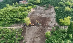Ordu'da heyelan temizlendi, yol yeniden açıldı