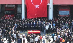 Şehit itfaiye eri Mehmet Tekeli son yolculuğuna uğurlandı