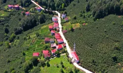Köy yollarına beton destek