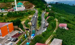 'Ordu'da 5 Km'lik grup yolu açılışı yapıldı