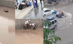 Sel Ankara'yı yuttu! Batçıklar kapandı, araçlar suya gömüldü