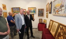 Yüksel Kılıçoğlu'nun kişisel sergisi İnegöl Kent Müzesi'nde açıldı