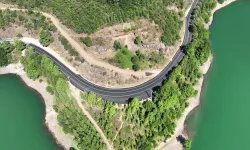 Yuvacık Barajı yolu yenilendi