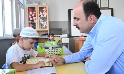 Başkan Altay, Halit Eroğlu Kur'an Kursu'nda öğrencilerle buluştu