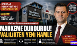 Üsküdar'da başkan vekili seçimi durduruldu! Geçici görevlendirme açıklandı