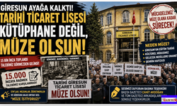 Giresun'da Tarihi Ticaret Lisesi Krizi Büyüyor! Mezunlar ve STK'lar: Kütüphane değil Müze yapılsın!