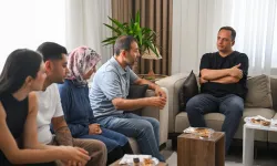İzmir Bornova'da şehit ailesine ziyaret