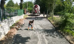 Kocaeli'de kırsal mahalleye modern yol