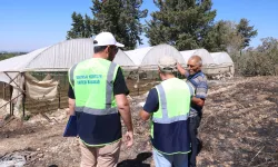 Antalya'da Büyükşehir ekipleri yangının izlerini silmek için sahada