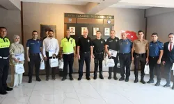 Düzce'de başarılı emniyet personeli ödüllendirildi