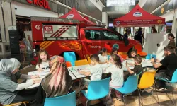 Kayseri'nin minik itfaiyecileri görev başında