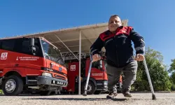 '110 Yaşar'ın 24 yıllık itfaiyecilik öyküsü